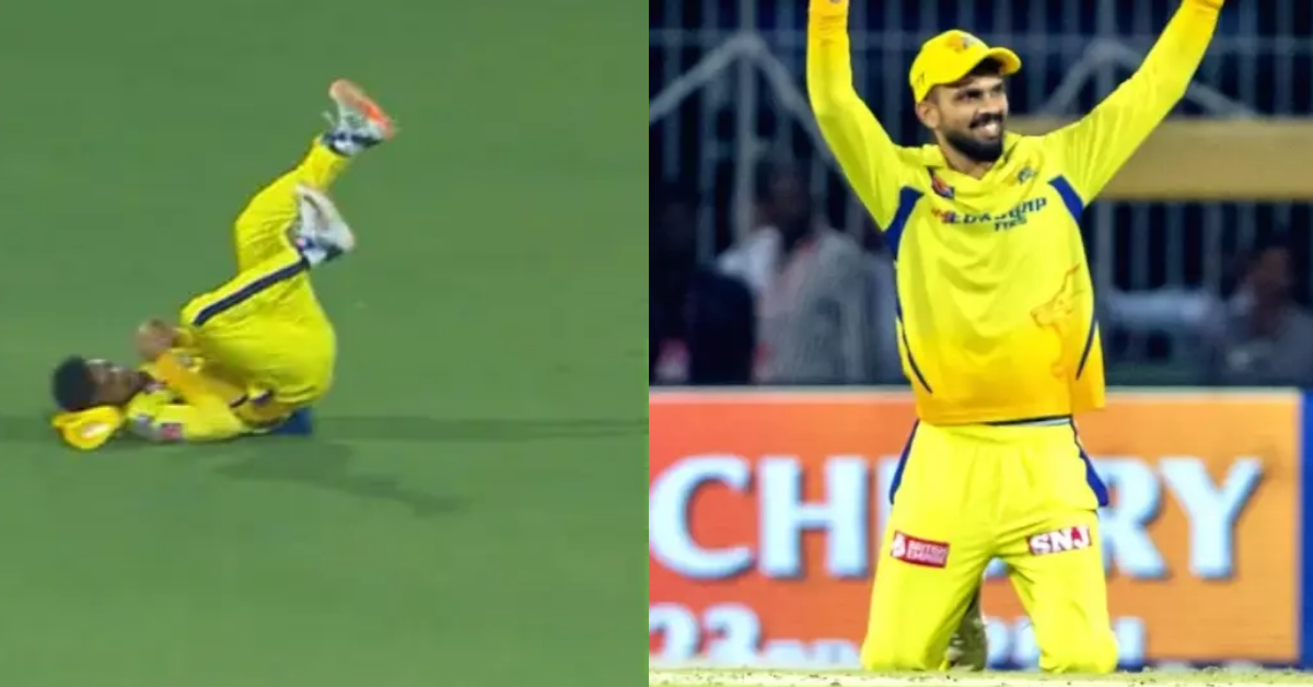 <p>CSK vs SRH: Ruturaj Gaikwad's fielding prowess is on display as he makes two outstanding catches in Chennai.</p>